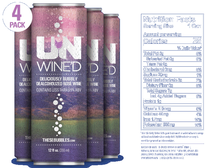 Un Wine'd Nutrition Facts